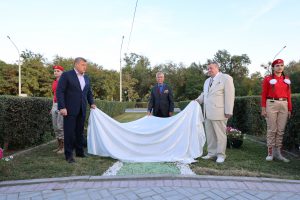 Астраханские патриоты участвовали в заложение камня на месте установки стелы «Астрахань - город трудовой доблести»